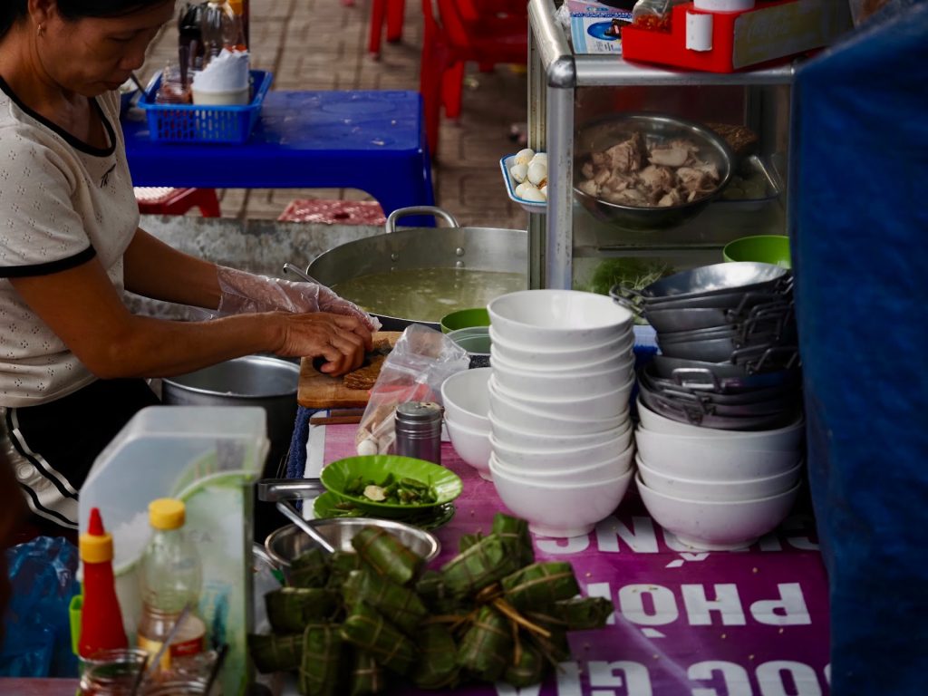 Street food preperation